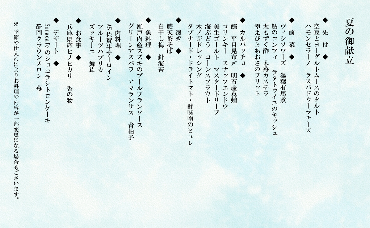 献立